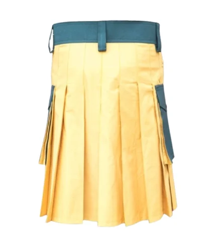 Buy Green & Yellow Hybrid kilt