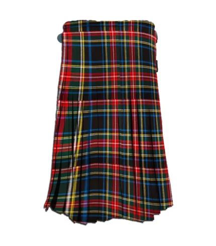 Black Stewart Tartan Kilt