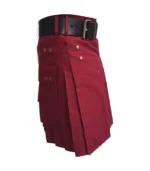 Buy Burgundy Utility Kilt