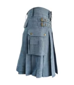 Buy Sky Blue Denim Kilt