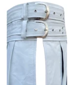 Buy White Warrior Leather Kilt