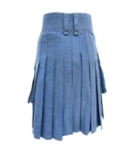 Custom Handmade Blue Denim Kilt