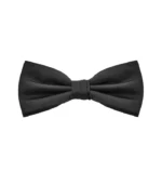 Custom Made Black Pre-Tied Bow Tie