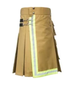 Custom Made Brown Firefighter Kilt