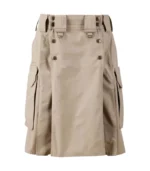 Custom Made Khaki Combat Utility Kilt