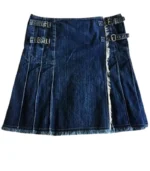 Dark Blue Denim Kilt