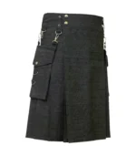 Elegant Stylish Denim Kilt