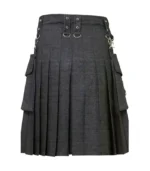 Elegant Stylish Denim Kilt