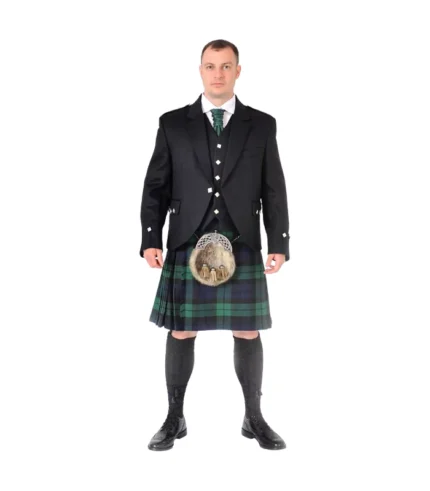 Full Highland Dress Black Watch Kilt Outfit