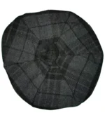 Grey Night Tartan Tam O Shanter Hat