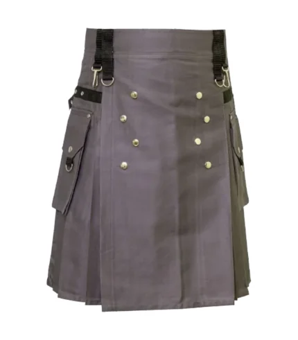 Grey Utility Sports Kilt