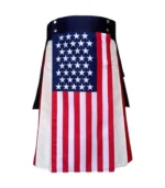 Handmade Scottish American Flag Kilt