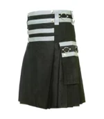 High Quality Black Cargo Utility Kilt