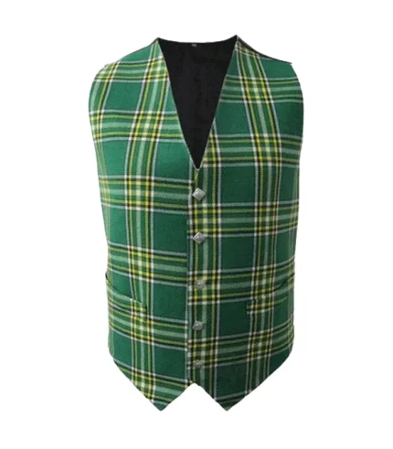 Irish National Tartan Waistcoat