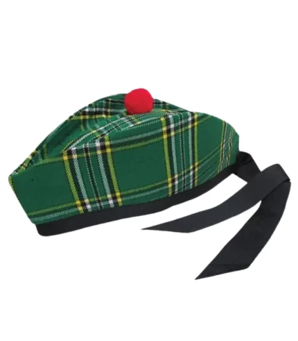 Irish Tartan Glengarry Hat