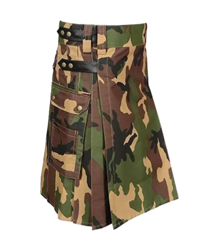 Multi Military Camouflage Tactical Kilt