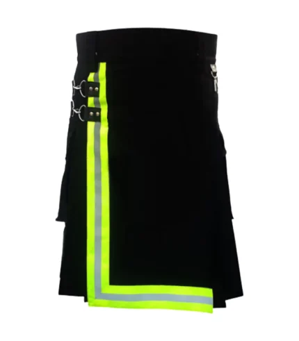 Premium Quality Black Firefighter kilt