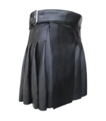 Premium Quality Black Leather Kilt