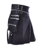 Premium Quality Black Utility Kilt