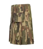 Premium Quality Military Camo Tactical Kilt Right Side