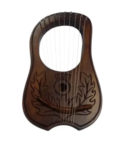 Premium Quality Rosewood 10 Strings Lyre Harp