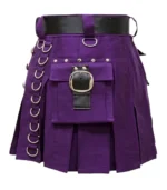 Purple Women Utility Kilt