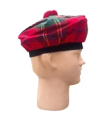 Royal Stewart Tartan Tam O Shanter Hat