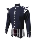 Scottish Blue Military Drummer Doublet