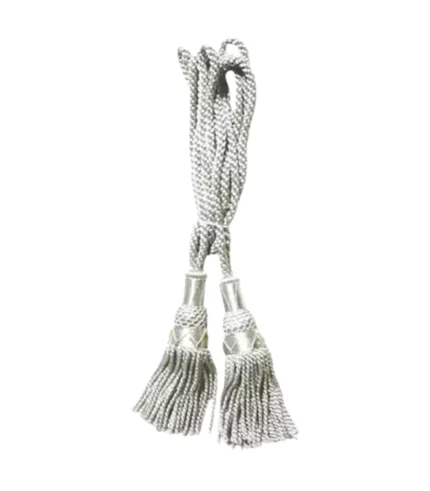 Silver Silk Bagpipe Cord