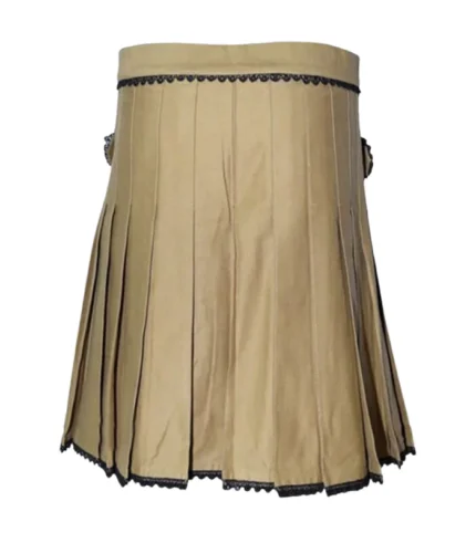 Stylish Brown Women Utility Kilt