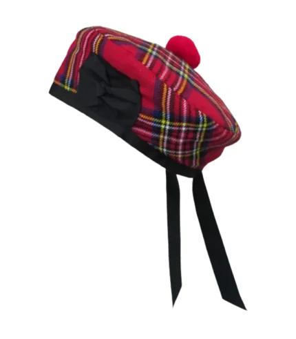 Stylish Red Balmoral Hat