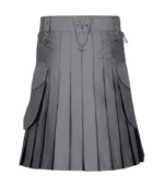 Stylish Utility Kilt With Cargo Pocket