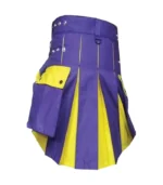 Blue & Yellow Hybrid Kilt