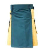 Buy Green & Yellow Hybrid kilt