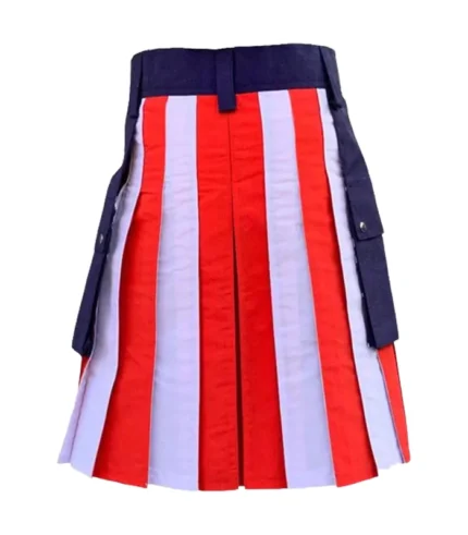 Traditional Scottish American Flag Kilt