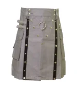 Traditional Scottish Grey Utility Kilt